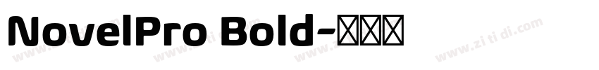 NovelPro Bold字体转换